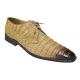 Los Altos Sand / Black Faded All Over Genuine Hornback Crocodile Shoes 1ZV088215