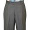 Extrema Medium Grey With Baby Blue Pinstripes Super 140's Wool Vested Suit UE90192