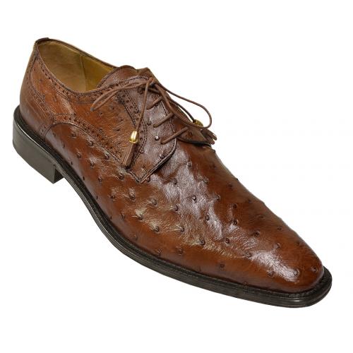 Ferrini 214 Kango / Brown Genuine Ostrich Shoes