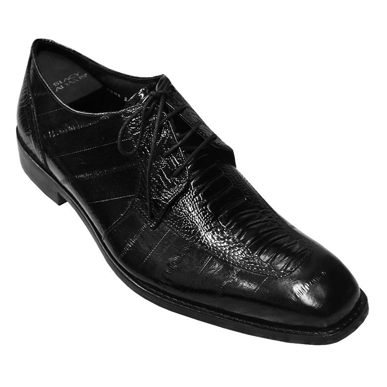 Stacy Adams Pisa Black Ostrich / Eel Print Shoes 24826 - $59.90 ...