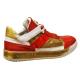 Mauri "Express" 8656 Red / Gold / White Genuine Baby Crocodile Nappa Leather Shoes