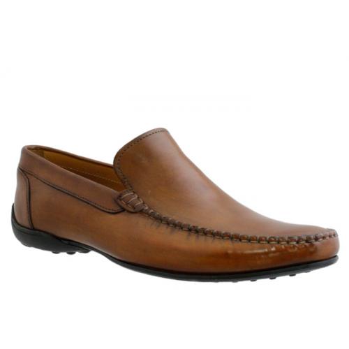 Giorgio Brutini "Prentice" Tan Genuine Leather Loafer Slip-on 47851