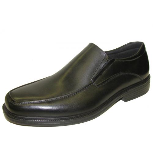 Giorgio Brutini "Lorenzo" Black Genuine Leather Loafer Slip-on 66060