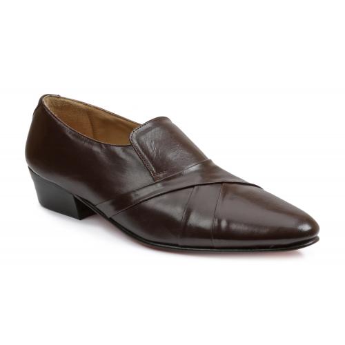 Giorgio Brutini "Bernard" Brown Genuine Leather Loafer Shoes 24461