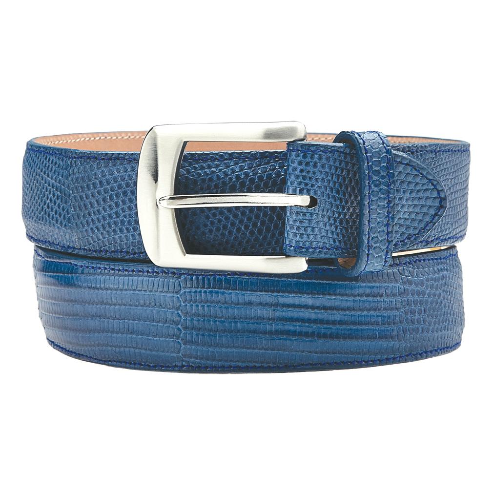 Belvedere Blue Jean All-Over Genuine Lizard Belt - Napoli - $169.90 ...