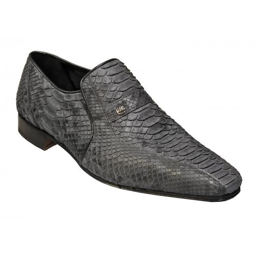 Mauri  "4419/1" Grey Genuine Pythone Maculated Dressy Shoes