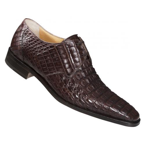 Mauri  "4588" Sport Rust Genuine All Over Hornback Alligator Dressy Shoes