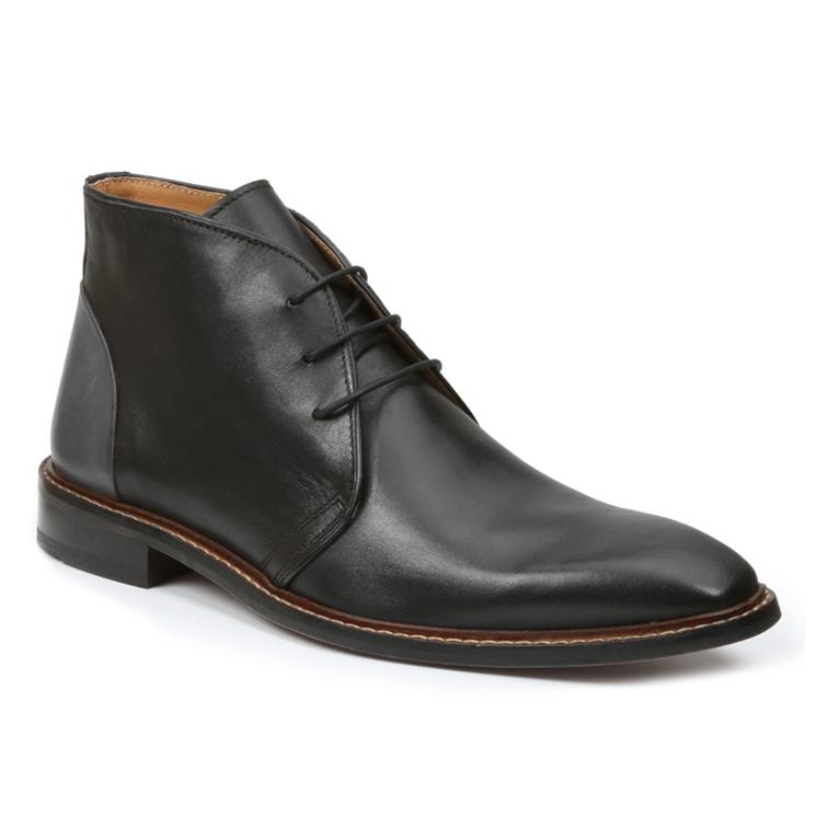 Giorgio Brutini Thornton Black / Gray Leather Dress Boots 24927 - $104. ...