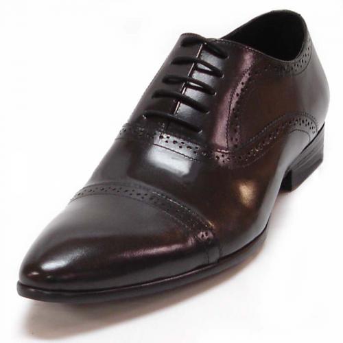 Encore By Fiesso Black Genuine Leather Shoes FI6659
