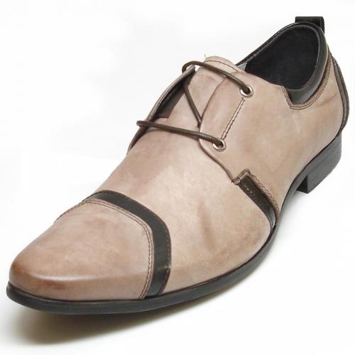 Encore By Fiesso Brown Genuine Leather Shoes FI3080