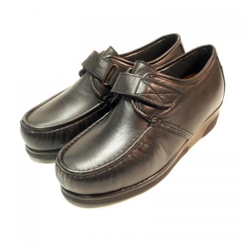 Pinoso's By Fiesso Black Genuine Leather Ladies Shoes FI5182