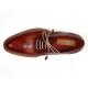 Paul Parkman ''027B'' Burgundy / Camel Genuine Leather Wingtip Oxfords Shoes