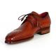 Paul Parkman 33B76 Tobacco Genuine Ostrich Derby Shoes