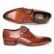 Paul Parkman 24Y56 Tobacco Genuine Leather Monkstrap Shoes