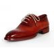 Paul Parkman ''0251'' Reddish Camel Genuine Leather Oxfords Shoes