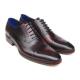 Paul Parkman 074 Black / Purple Genuine Leather Captoe Oxford Shoes