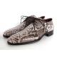 Paul Parkman 0787SNK Natural Genuine Python Derby Shoes