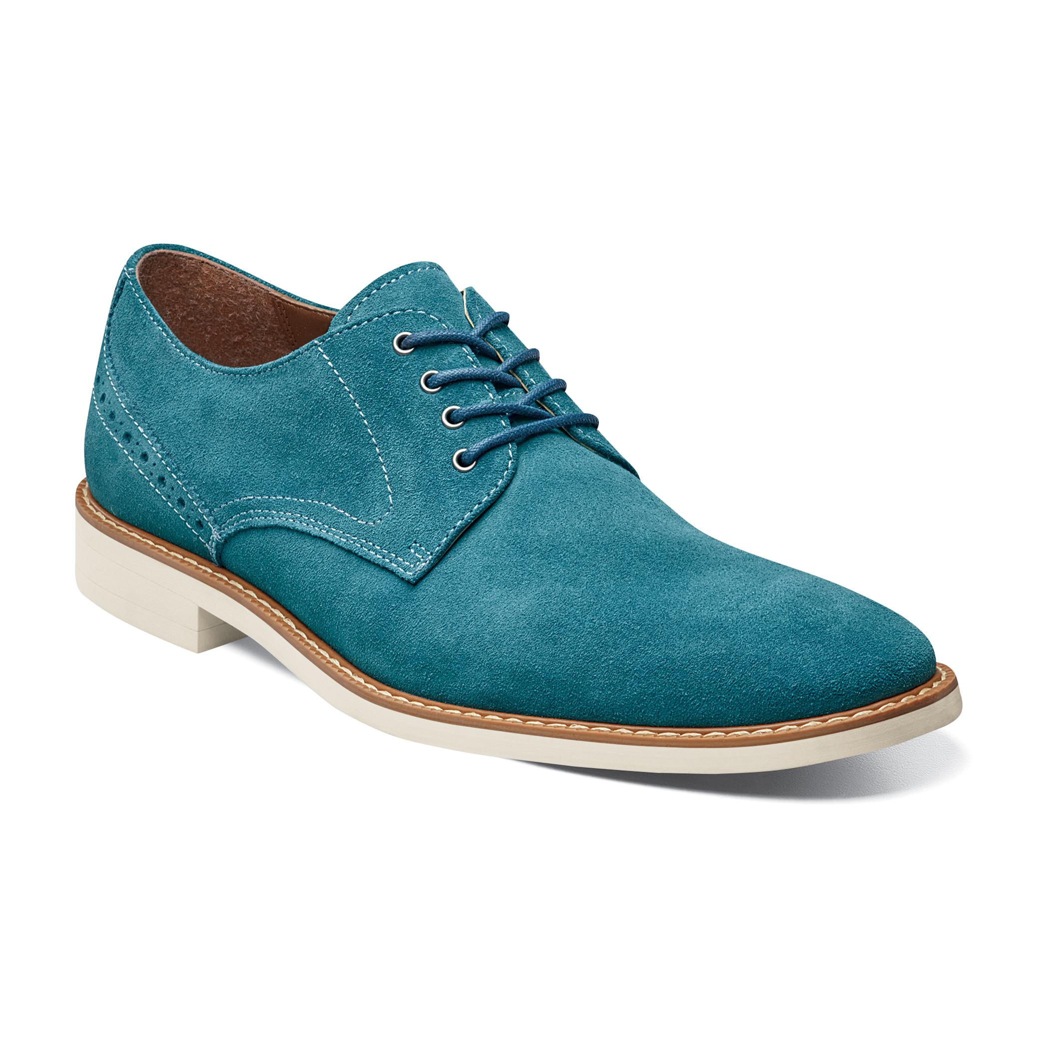 stacy adams blue suede shoes