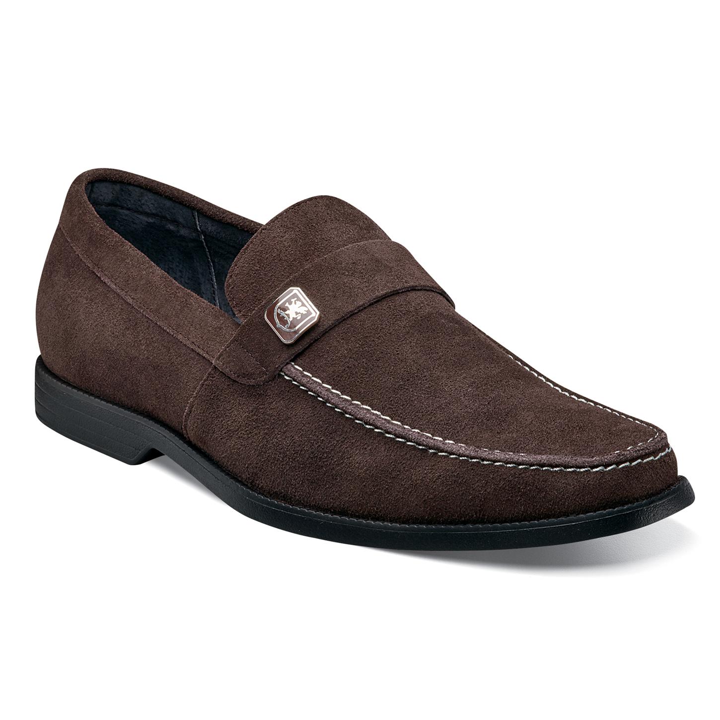 Stacy Adams Caspian Brown Suede Moc Toe Loafer Shoes 24955 - $79.90 ...