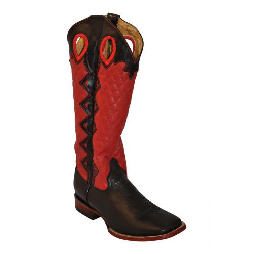 Ferrini 14593-04 Red / Black Rodeo Cowboy Boots