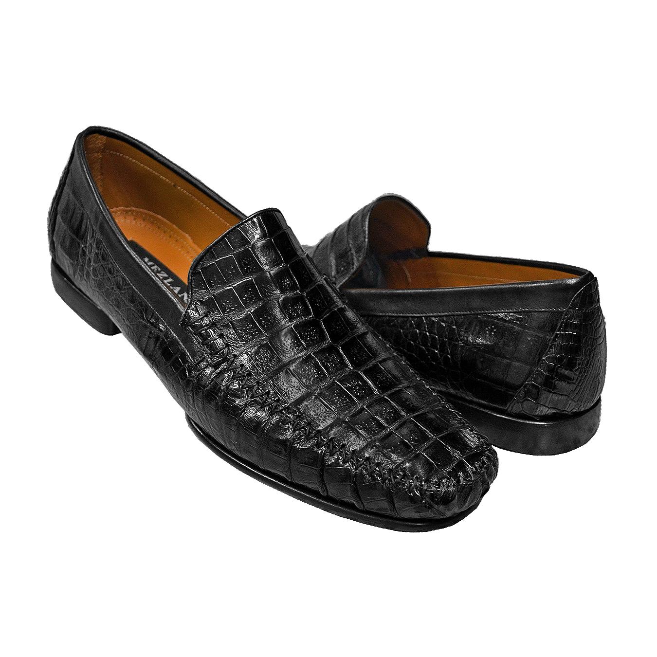 mezlan crocodile loafers