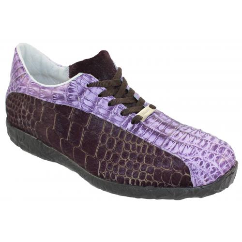 Fennix 3533 Lavender / Purple Genuine Hornback Vintage / Pony Sneakers