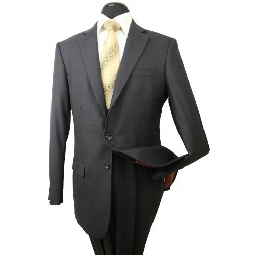 R&B LTM 2001 Gray Super 150's Merino Wool Suit