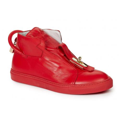 Mauri "Toledo" 6115 Red Genuine Nappa Leather Shoes