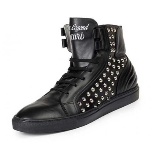 Mauri "Code" 6118 Black Genuine Nappa Leather Shoes