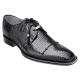 Belvedere "Karmelo" Black Genuine All Over Lizard Shoes 1497.