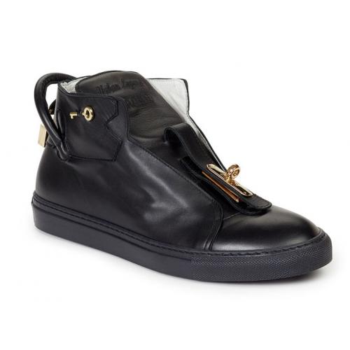 Mauri "Toledo" 6115 Black Genuine Nappa Leather Shoes