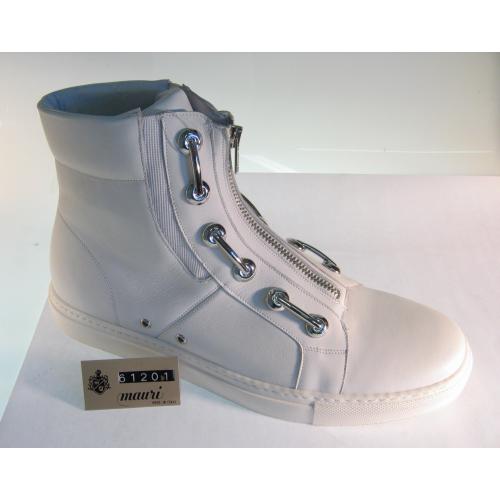 Mauri "Ibiza" 6120 White Genuine Nappa Leather Shoes