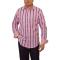 Justing Light Pink / Navy Blue / Mustard Yellow / White Striped Long Sleeves Cotton Blend Shirt 105
