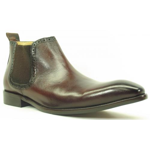 Carrucci Chestnut Genuine Leather Boots KB478-11