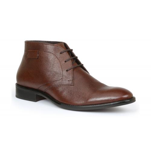 Giorgio Brutini "Arlo" Tan Leather Dress Boots 250714