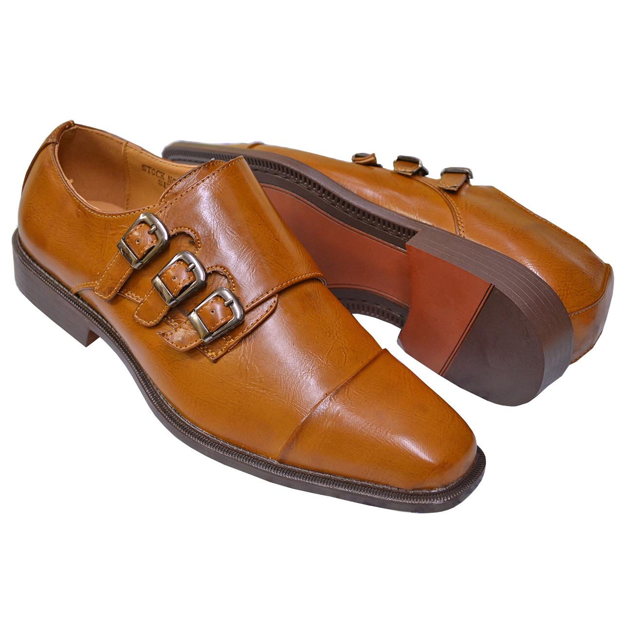 Details about   Mens Elegant Gray Monk Strap Dress Loafers Antonio Cerrelli 6670 size 9.5