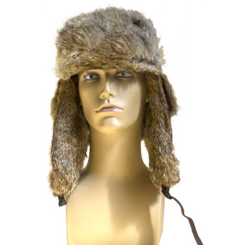 Winter Fur Natural Genuine Rabbit Fur Hat.