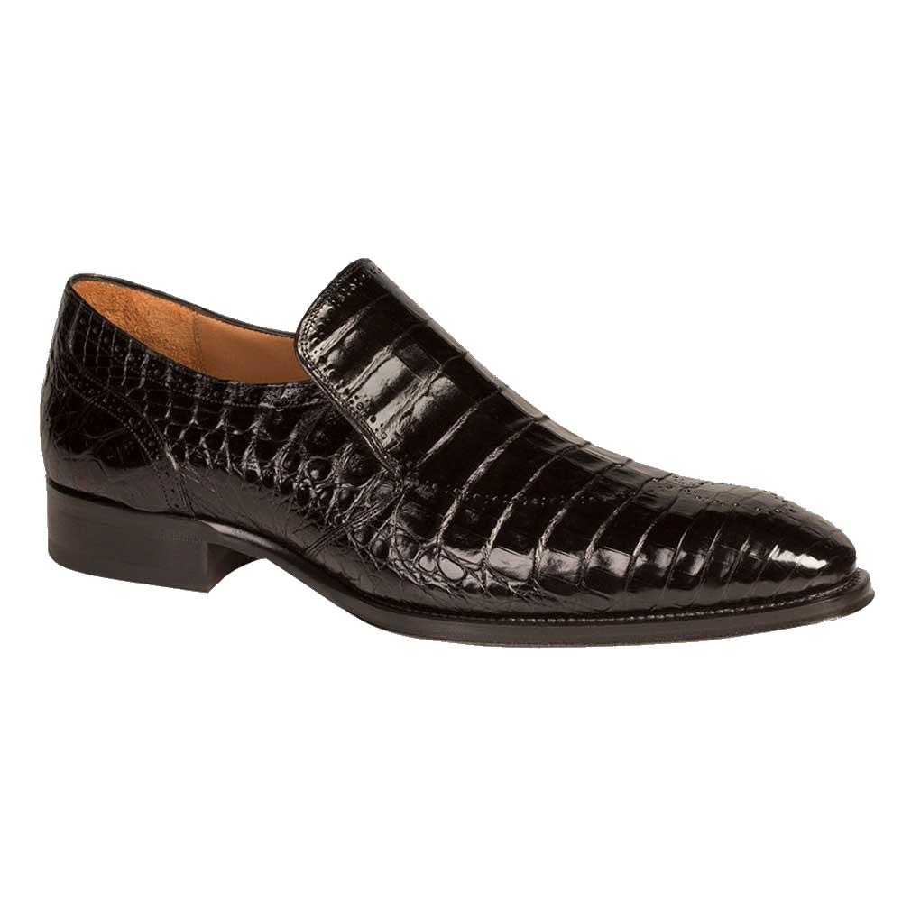 Mezlan Jonas Black Genuine Crocodile Loafer Shoes 4260-F. - $849.90 ...