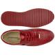 Belvedere "Dayton" Flame Red Genuine Ostrich Casual Sneakers 6005.