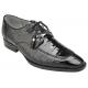 Belvedere "Lorenzo" Black Genuine All-Over Alligator Shoes B01.
