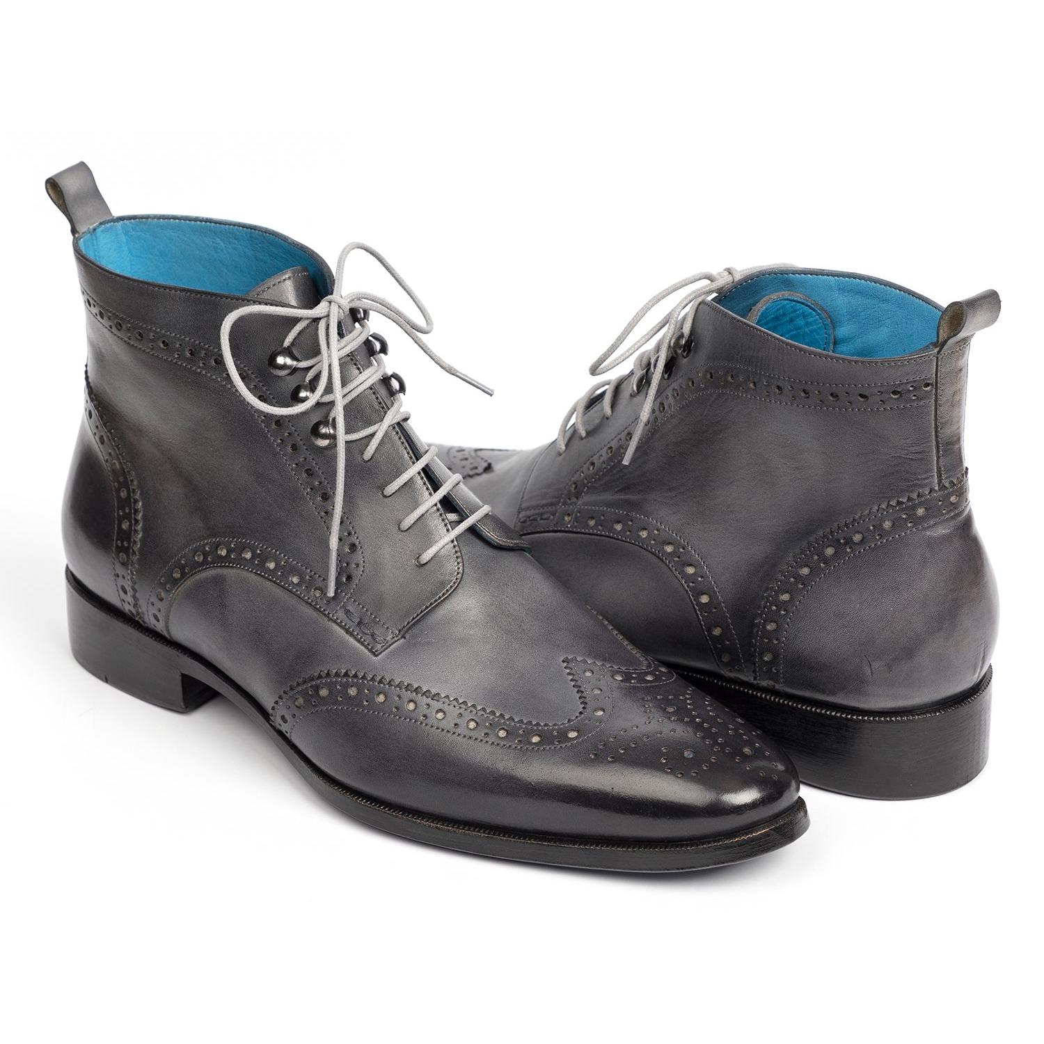 grey wingtip shoes