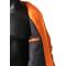 G-Gator Orange Genuine Lambskin Leather Baseball Varsity Bomber Jacket 1051.