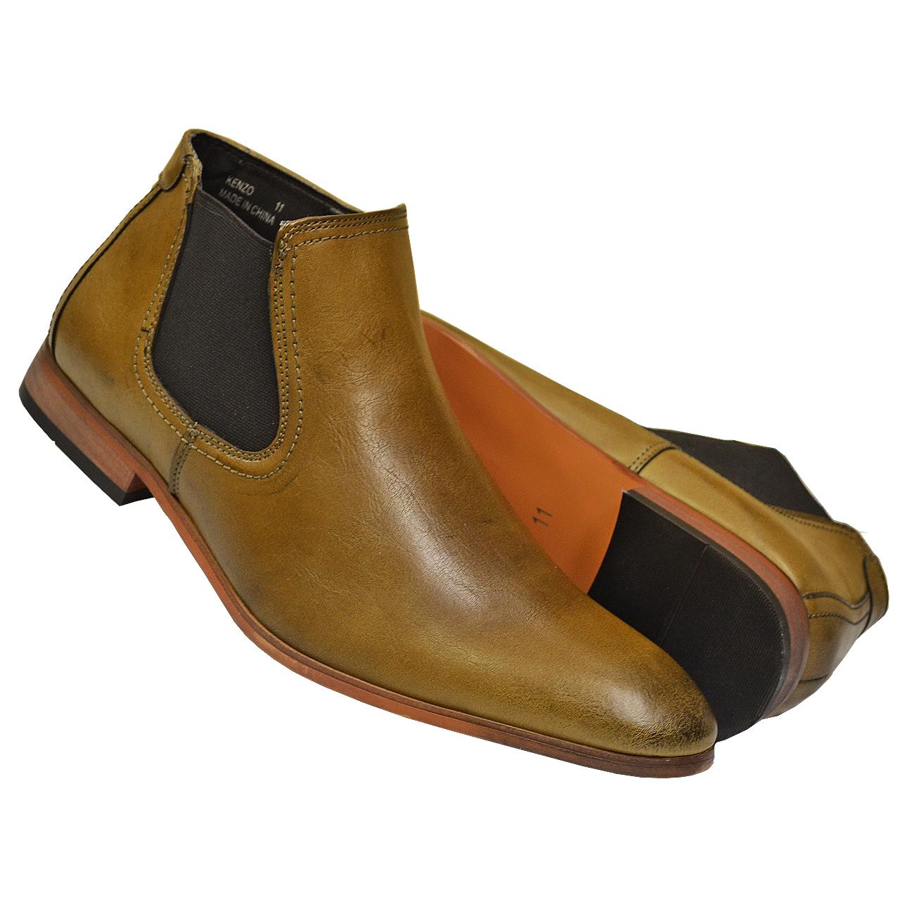 chelsea boots olive green
