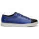 Belvedere "Abreno" Blue / Brown Genuine Calf Leather Two Tone Casual Sneakers 050.
