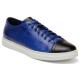 Belvedere "Abreno" Blue / Brown Genuine Calf Leather Two Tone Casual Sneakers 050.