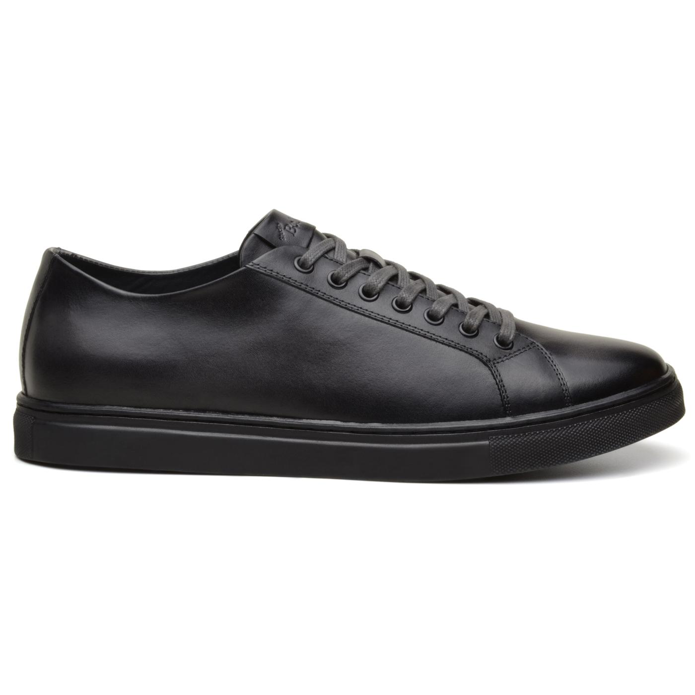 Belvedere Albert Antique Charcoal Genuine Calf Leather Casual Sneakers ...