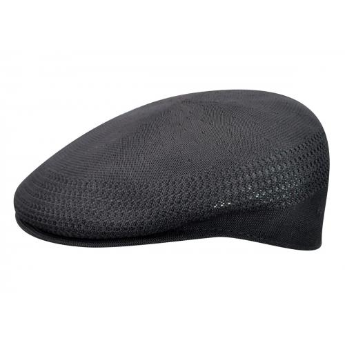 Black Kangol Hat | Gold Tropic 504 Ventair Cap | Upscale Menswear