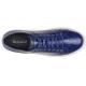 Belvedere "Bernardo" Blue Calf Leather Crocodile Print Casual Sneakers 060.