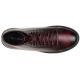 Belvedere "David" Antique Burgundy Calf Leather High-top Casual Sneakers 020.