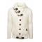 LCR Cream Button-Up Modern Fit Wool Blend Shawl Collar Cardigan Sweater 5005